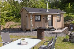 Zahrada ubytování Tinyhouse am km8komma2