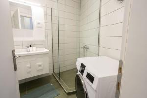 Koupelna v ubytování Cozy Studio Komotini