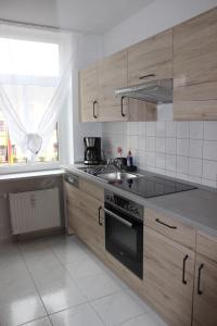 Kuchyň nebo kuchyňský kout v ubytování City-Appartement 3.2.