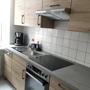 Kuchyň nebo kuchyňský kout v ubytování City-Appartement 3.2.