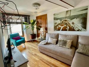 Posezení v ubytování Precioso apartamento en el puerto de Elantxobe