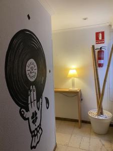 Koupelna v ubytování Hotel Bayona