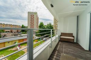 Balkon lub taras w obiekcie Baltic Apartments - Sun Towers