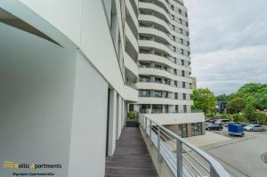 Budynek, w którym mieści się apartament
