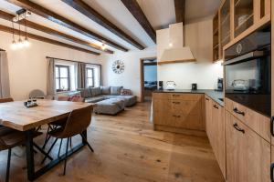 Kuchyň nebo kuchyňský kout v ubytování Wellness apartmán Kvilda