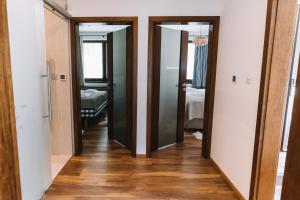 Posteľ alebo postele v izbe v ubytovaní BIO HOTEL & WELLNESS Zlatý Hýľ