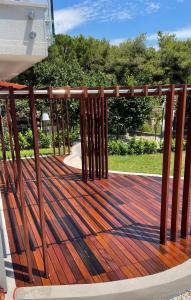 Un balcon sau o terasă la 3in1 Holiday Home