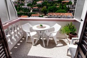 Balkón nebo terasa v ubytování Castello Apartments