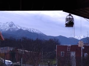A general mountain view or a mountain view taken from Az apartmant