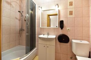 Koupelna v ubytování Green Gile Villa in Druskininkai Center