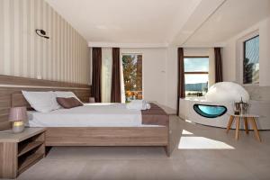 Postel nebo postele na pokoji v ubytování Green Space Hotel
