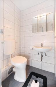Koupelna v ubytování Friesenmeer Ferienwohnung Eins