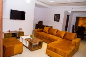 Χώρος καθιστικού στο AMPM Suites & Apartments International