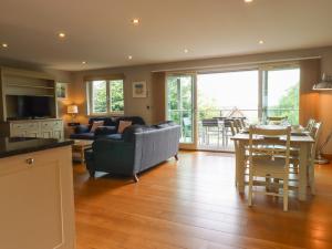 A seating area at Swandown, 20 Poldon