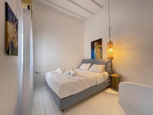 Postel nebo postele na pokoji v ubytování myMykonos Villa I