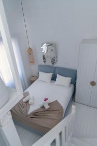 Postel nebo postele na pokoji v ubytování myMykonos Villa I