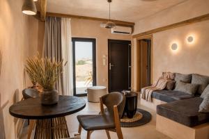 Posezení v ubytování Opuntia Suites