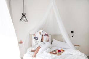 Posteľ alebo postele v izbe v ubytovaní Una Villa - Amalfi Boutique Rooms B&B