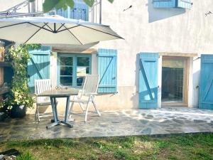 Patio alebo iná vonkajšia časť ubytovania Casa Rural Ulle Gorri