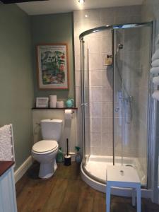 Koupelna v ubytování Gîte Maison Maitri
