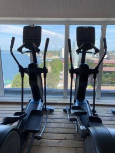 Fitness centrum a/nebo fitness zařízení v ubytování The Simon Hotel Sydney