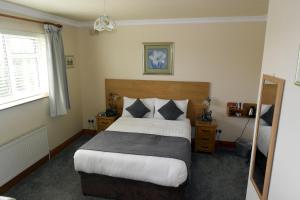 Tempat tidur dalam kamar di Seacourt Accommodation Tramore - Adult Only