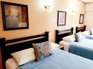 מיטה או מיטות בחדר ב-Hotel Catedral