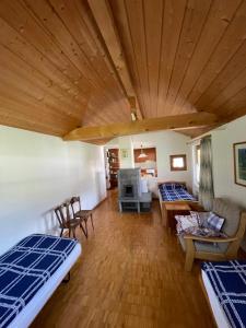 Letto o letti in una camera di Gasthaus Beverin