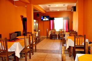 Restaurant o un lloc per menjar a Hostel Copacabana La Quiaca