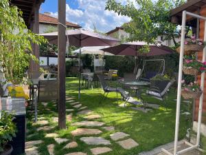 Zahrada ubytování Guest house Elit