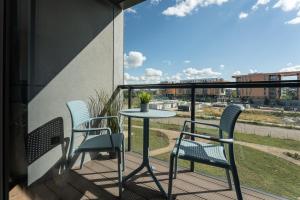 Balkón alebo terasa v ubytovaní Apartament Chlebova 315