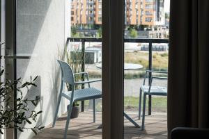 Balkón alebo terasa v ubytovaní Apartament Chlebova 315