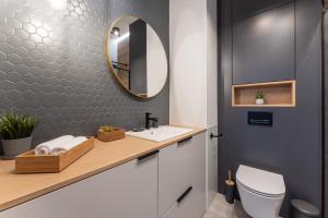 Kúpeľňa v ubytovaní Apartament Nadmotławie 115 + 35 fotografií