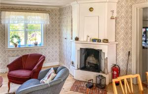 Χώρος καθιστικού στο Lovely Home In Kisa With Wifi