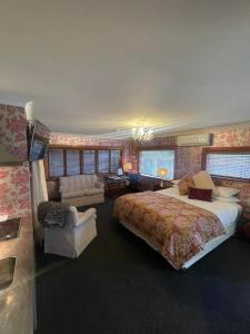 Uma cama ou camas num quarto em Nice Hotel