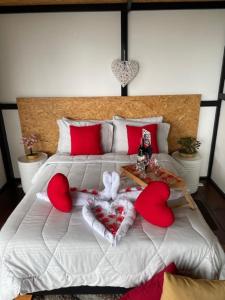 Postel nebo postele na pokoji v ubytování Balú Glamping