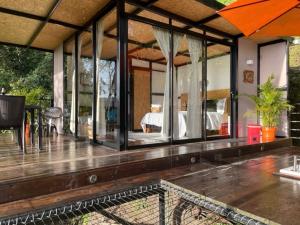 Posezení v ubytování Balú Glamping