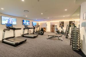 Fitness centrum a/nebo fitness zařízení v ubytování Novotel Wollongong Northbeach