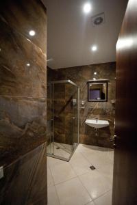 Koupelna v ubytování Dubingių žirgynas