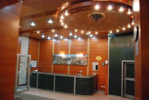 The lobby or reception area at OTEL AMİLLER
