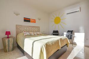 Cama o camas de una habitación en Apartment penthouse Cumbre del Sol