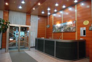 The lobby or reception area at OTEL AMİLLER
