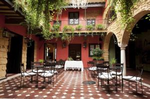 Reštaurácia alebo iné gastronomické zariadenie v ubytovaní La Casona de Calderón Gastronomic & Boutique Hotel