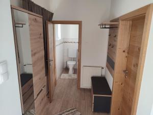 Koupelna v ubytování Ferienhaus Temmel