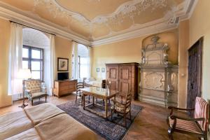 Posezení v ubytování Schloss Drosendorf