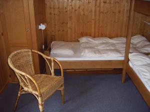 Posteľ alebo postele v izbe v ubytovaní Spacious comfortable chalet close to the ski lifts for 8 persons