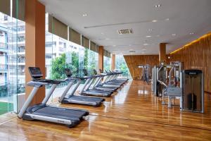 Fitness centrum a/nebo fitness zařízení v ubytování Ravatel Home Bac Giang