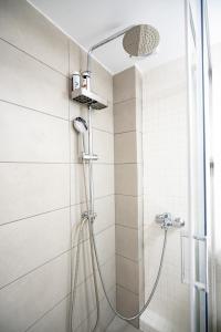 A bathroom at Evaggelismos m station studio for 3 pers by MPS