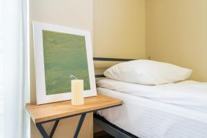 Letto o letti in una camera di Hotel Latveli Mestia