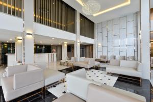 Posezení v ubytování BS Residence Suvarnabhumi